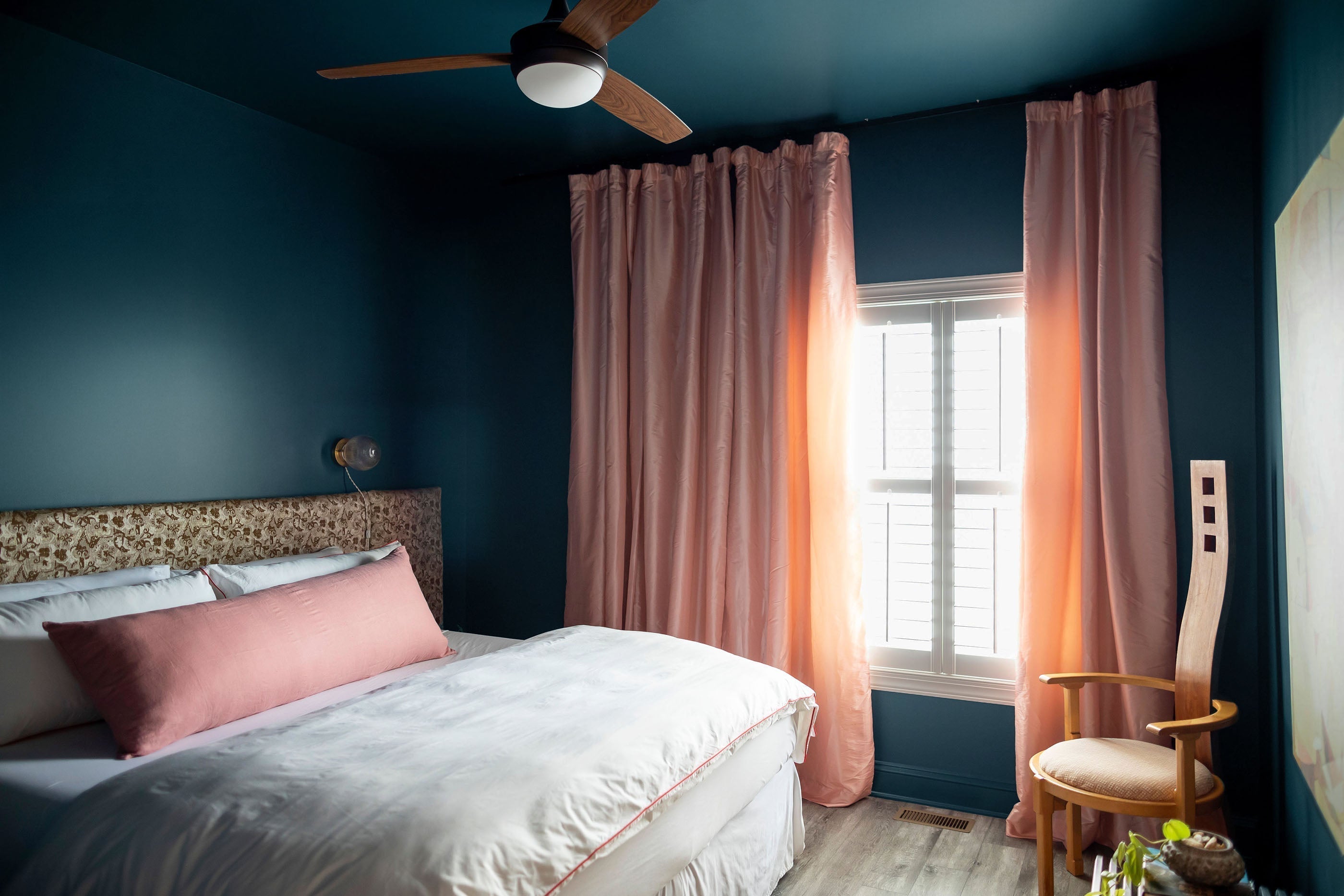 Navy Velvet Curtain With Black Trim, Leather Tab Curtains, Living Room  Curtains, Bedroom Curtains, Dining Room Curtains, Custom Made Drapes |  MakerPlace by Michaels, image size:2800x1867