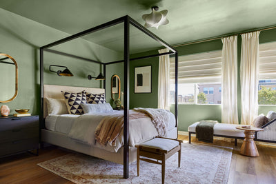 Love a Boldly Beautiful Look? Then You’ll Love this Cool Bedroom Design
