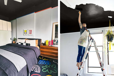How Painting a Ceiling Black Can Turn Your Bedroom into the Cozy Cocoon of Your Dreams