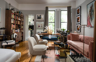A sophisticated makeover filled with studio apartment ideas to channel your inner maximalist
