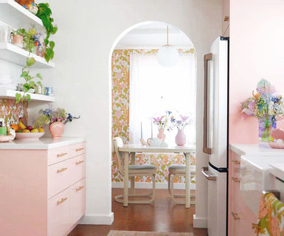 Let This Pink Kitchen Inspire You To Brighten Your Home