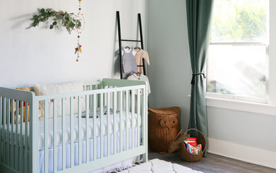 Two Tone Walls Helped This Woodland Nursery Bring the Outdoors In