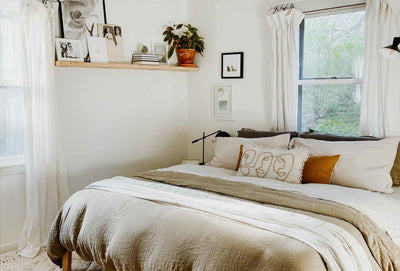 This Space is Proof That White Bedroom Walls Are Anything But Boring!