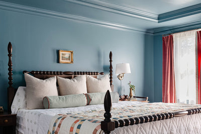 The Perfect Blue for a Nostalgic Vintage Bedroom
