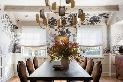 A 1935 Colonial Gets a Fresh Look with a Stunning Dining Room Makeover