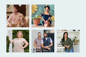 Grid layout of images showing Clare Collective community members.