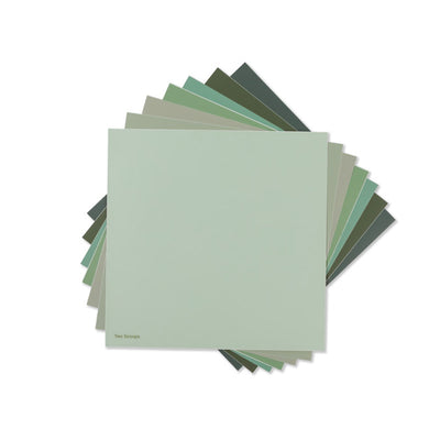 Sample go-to green paint colors ranging from mossy to moody. Our peel & stick swatch kits make it easy to choose the perfect paint color.