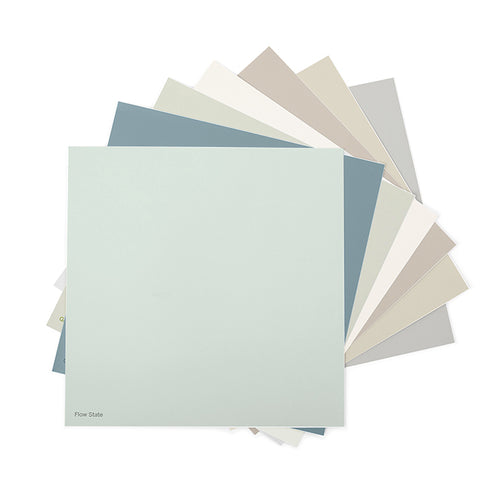Sample expertly curated living room paint options in one convenient kit. Our peel & stick swatch kits make it easy to choose the perfect paint color.