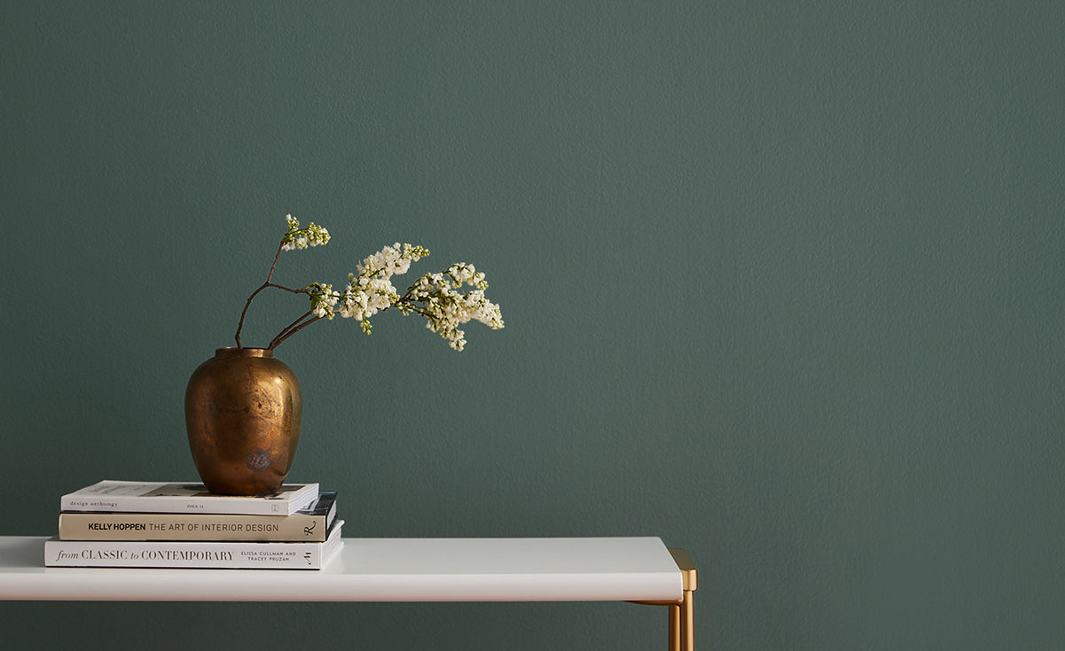 Current Mood Green Interior Paint Color Clare